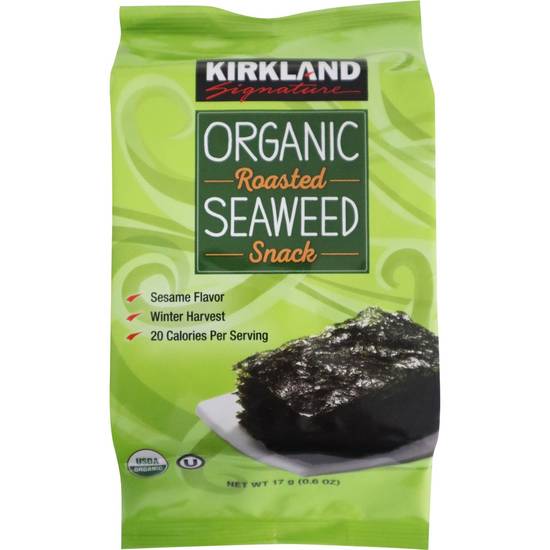 Kirkland Signature Organic Roasted Seaweed Snack (17 g)