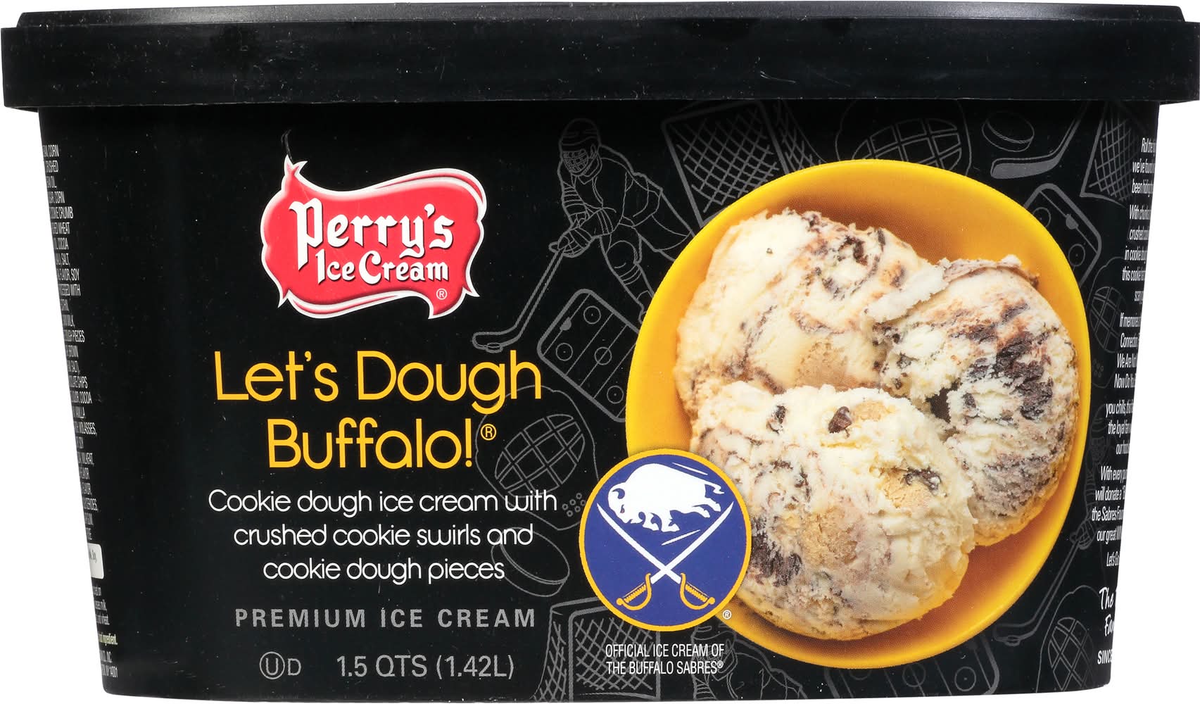 Perry's Ice Cream Premium Let's Dough Buffalo! (1.42 L)