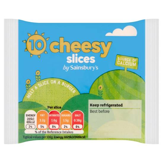 Sainsbury's Cheesy Slices x10 200g