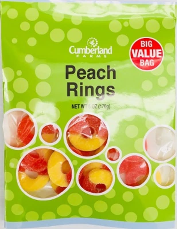 Cumberland Farms Gummy Peach Rings 6oz
