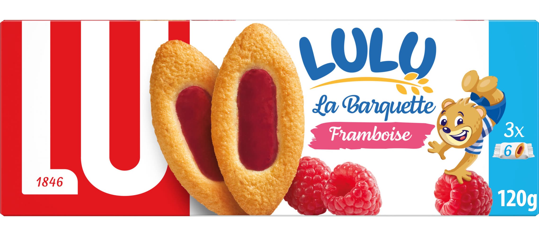 LU - Biscuits à la framboise (120g)