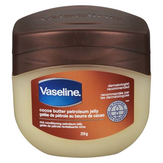Vaseline Petroleum Jelly, Cocoa Butter (215 g)