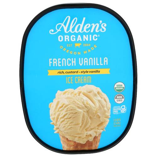 Alden's Organic French Vanilla Ice Cream