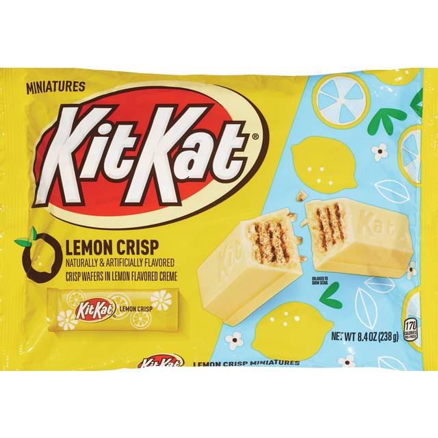 Kit Kat Miniatures Lemon Flavored Creme Wafer, Easter Candy, 8.4 oz