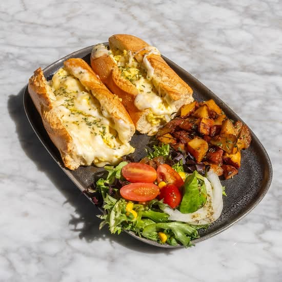 Egg on Baguette