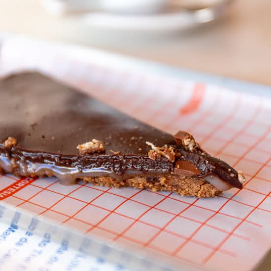Tarte de caramelo salgado