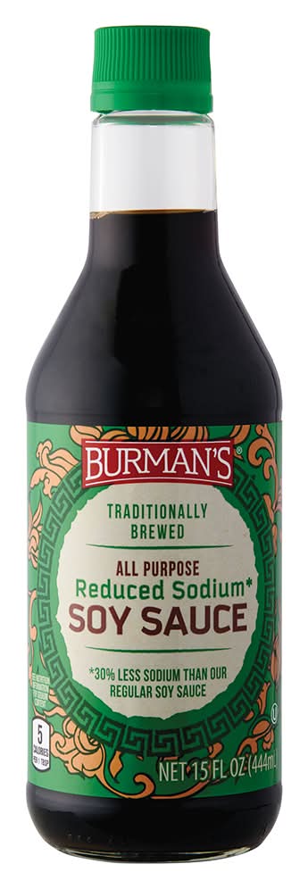 Burman's All Purpose Reduced Sodium Soy Sauce (15 fl oz)