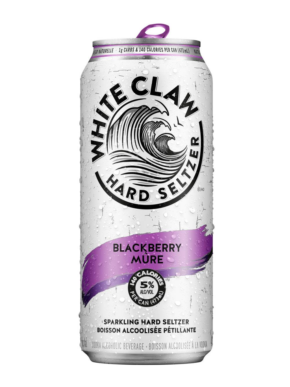 White Claw Blackberry Hard Seltzers (473 ml)