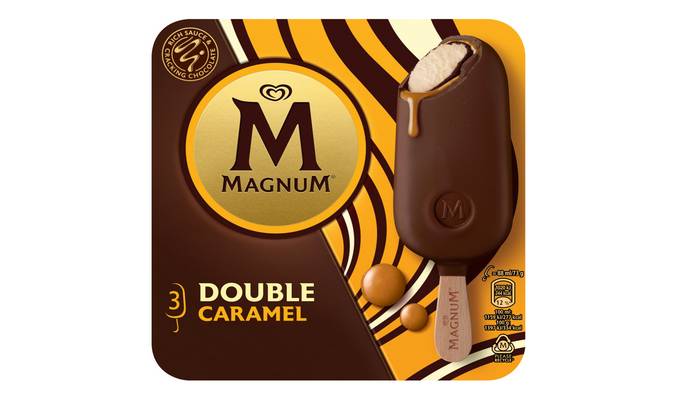 Magnum Double Caramel Ice Cream Stick 3 x 88 ml