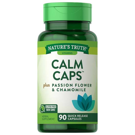 Nature's Truth Plus Passion Flower & Chamomile Vitamin Calm Caps