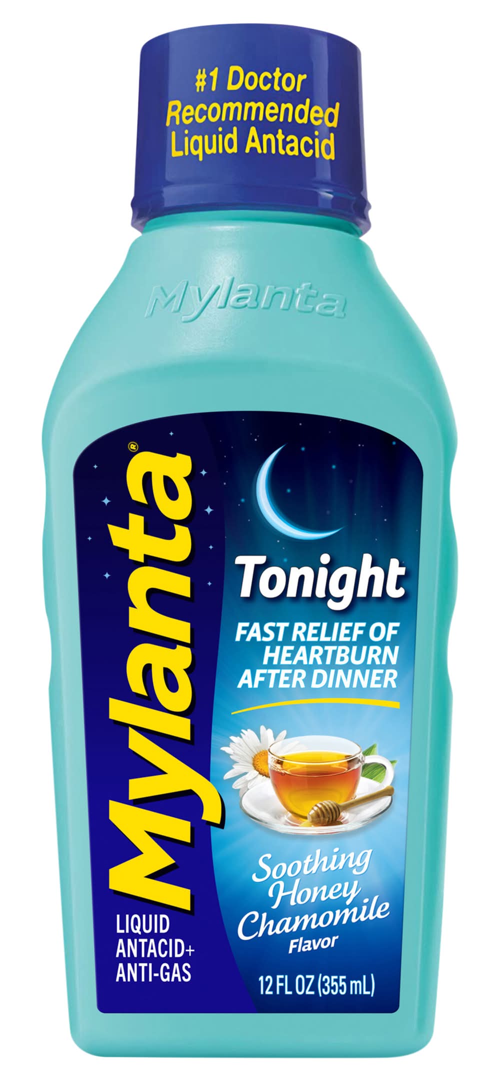 Mylanta Tonight Soothing Honey Chamomile Liquid Antacid (12 fl oz)