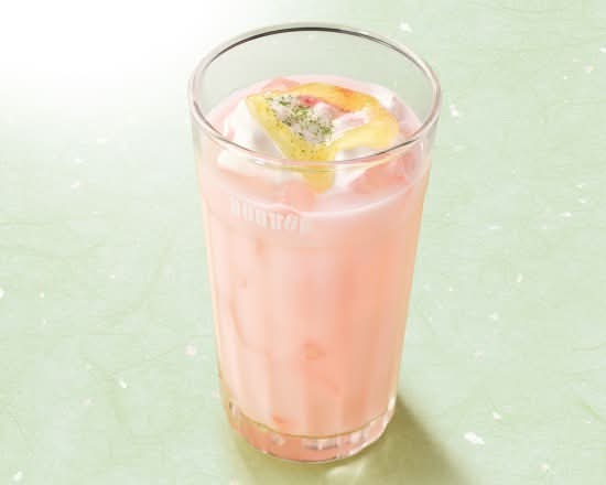 ゆず香るアイス桜オレ