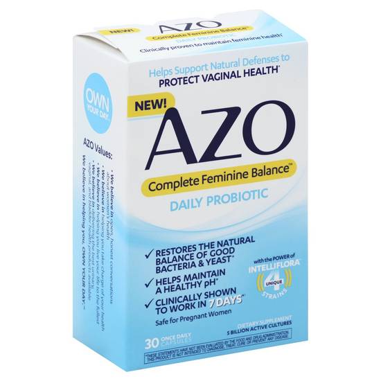 Azo Complete Feminine Balance Probiotic Supplement