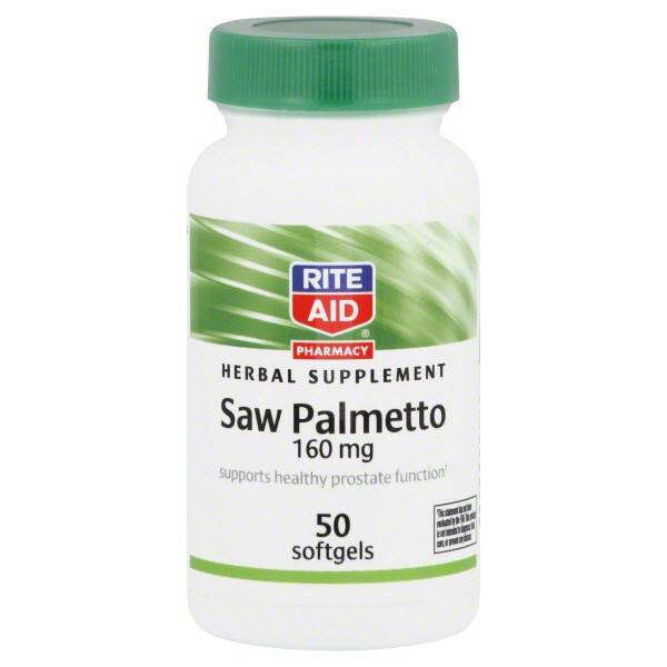 Rite Aid Saw Palmetto Softgels