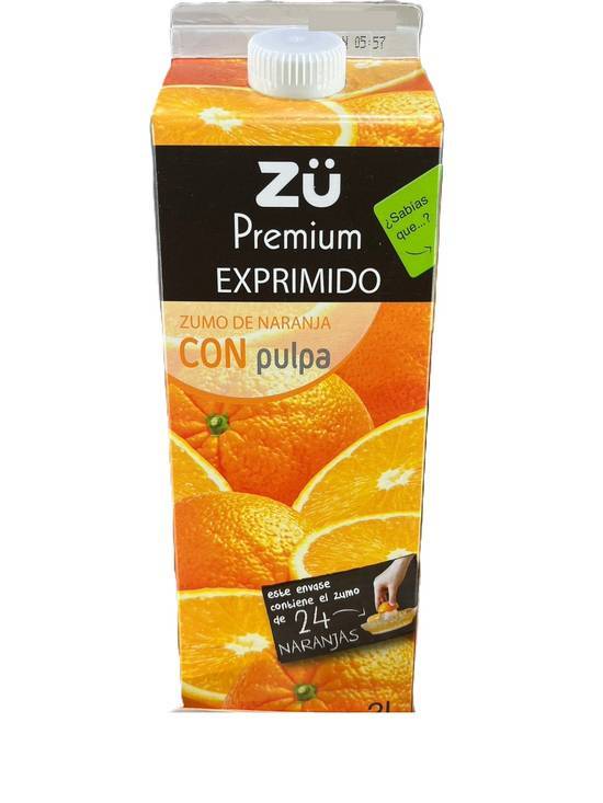 ストレートオレンジジュース パルプ(果肉)4%入り 2000ml