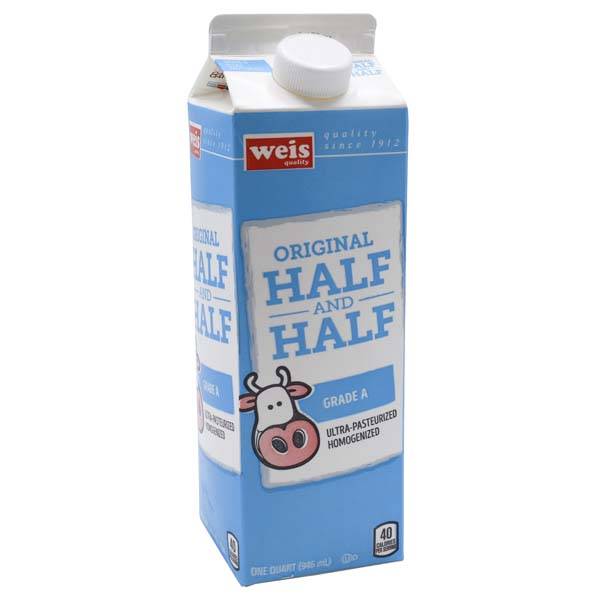 Weis Half & Half Original Cream (2.08 lbs)