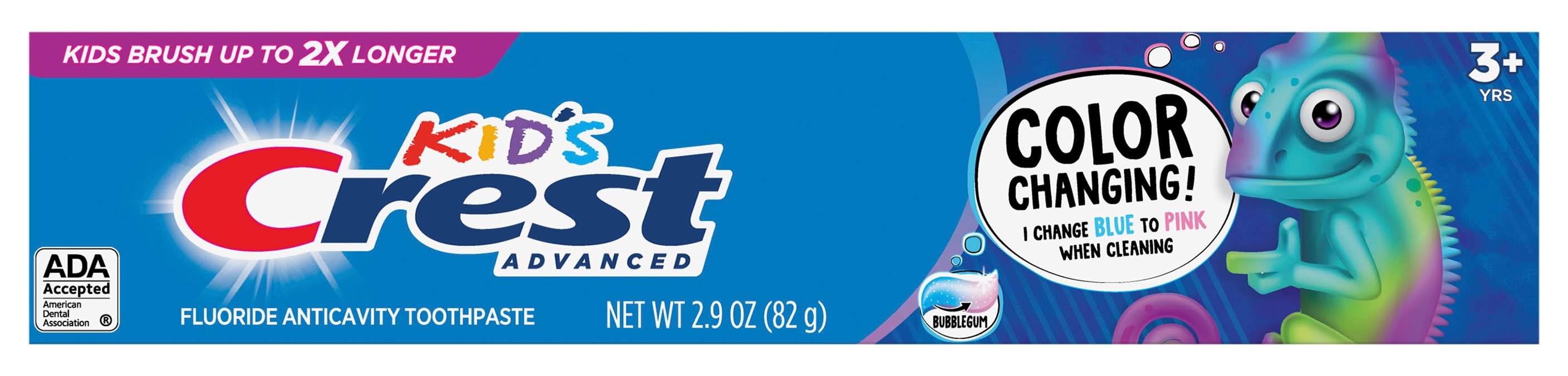 Crest Kid's Advanced Fluoride Toothpaste, Bubblegum (2.9 oz)