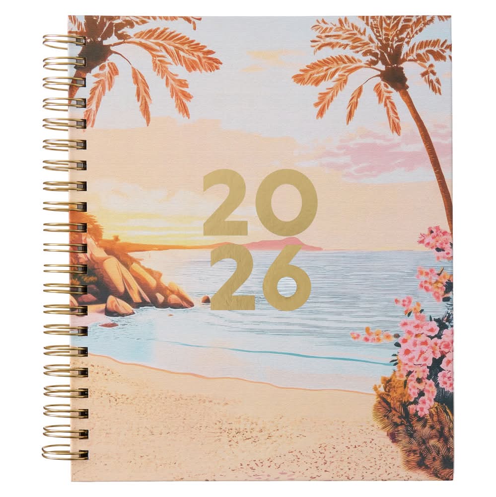 Pembrook Palm Trees Planner, 9 x 11.5 in