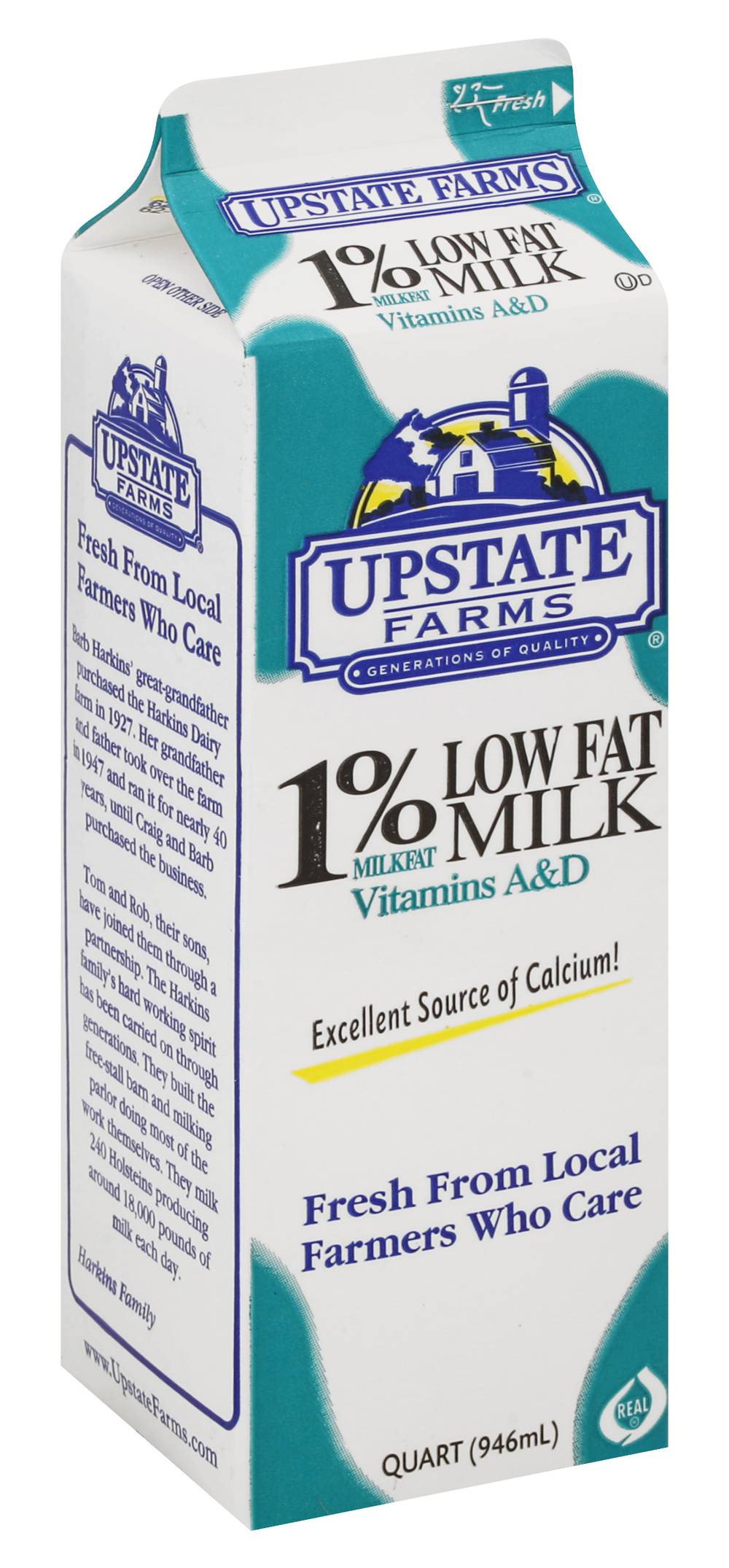 Upstate Farms Low Fat Milk (1 qt)