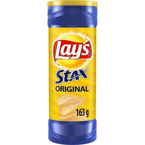 Lay's stax croustilles original (163 g) - original chips (163 g)