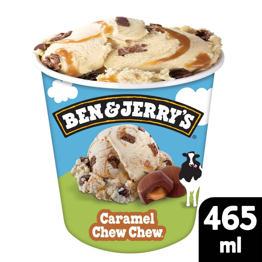 Ben & Jerry's Caramel Chew Chew Ice Cream Tub 465ml