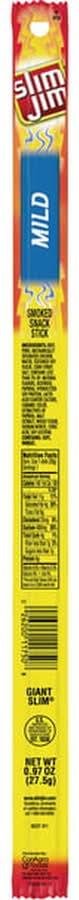 Slim Jim Giant Snack Stick Mild Smoked