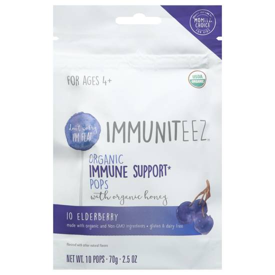 Immuniteez Immune Support Pops For Kids - Elderberry