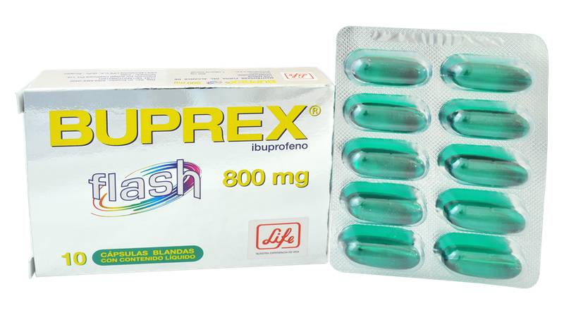Buprex FLASH CAP BLD 800MG CAJ*10