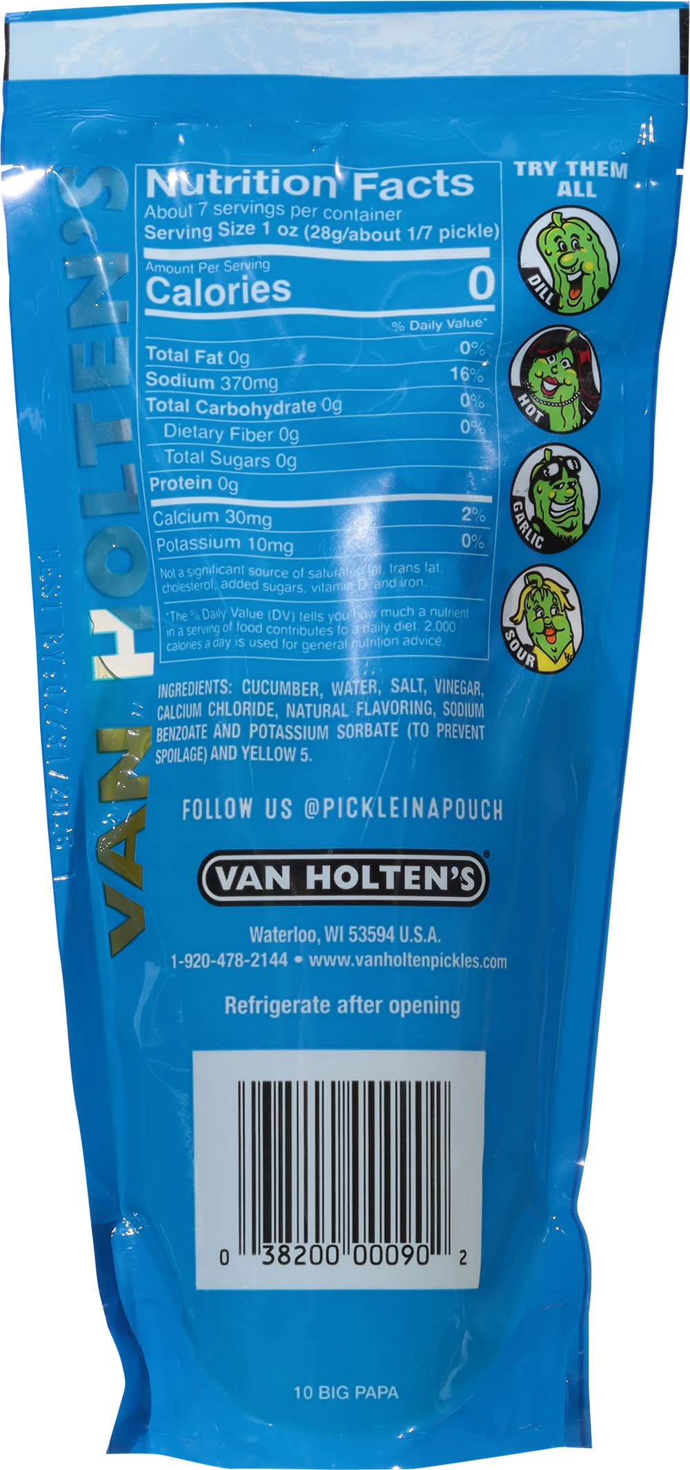 Van Holten's Big Papa Dill Pickle (1 lbs) | Postmates