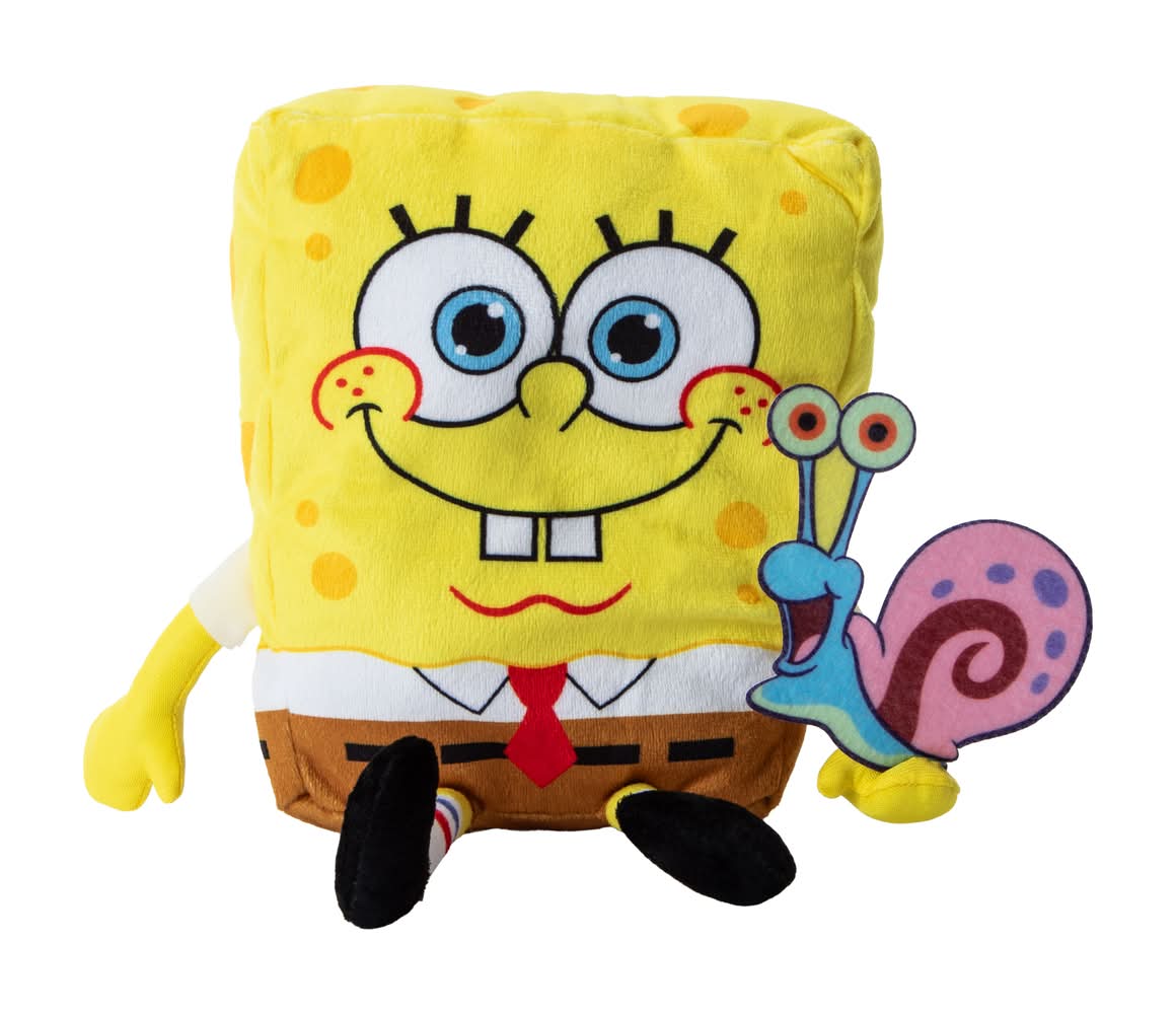 SpongeBob SquarePants™ SpongeBob & Gary Plush SpongeBob With Gary