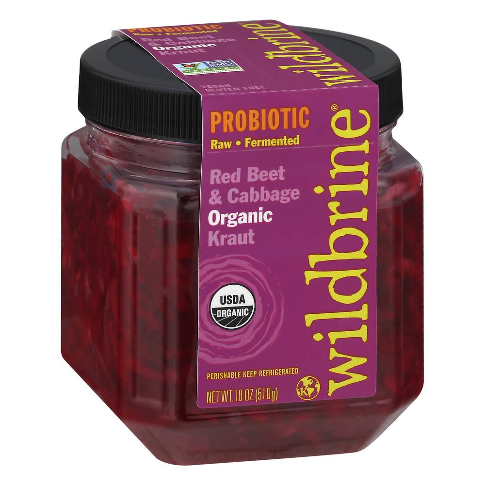 Wildbrine Probiotic Organic Red Beet & Cabbage Kraut