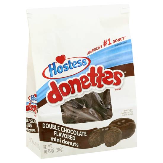 Hostess Donettes Double Chocolate Mini Donuts