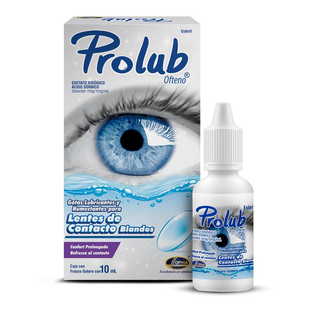 Sophia prolub gotas lubricantes para lentes de contacto (10 ml)
