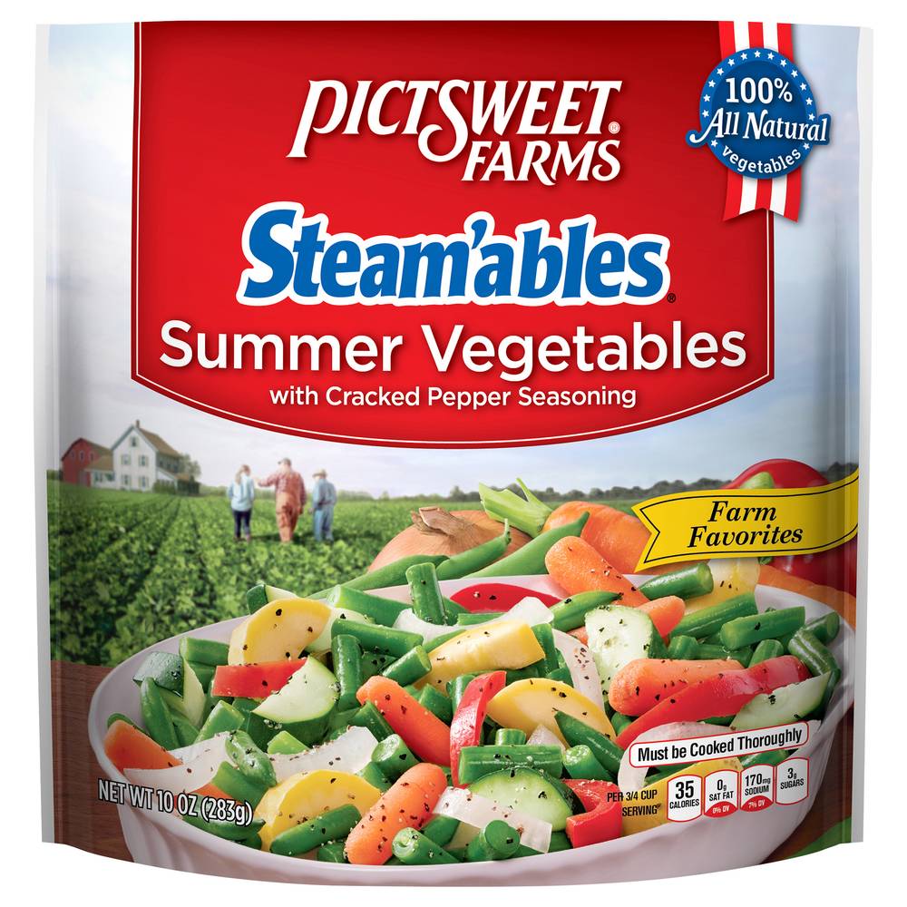 Pictsweet Farms Steam'ables Seasoned Summer Vegetables (10 oz)