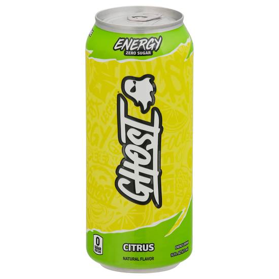 Ghost Beverages Zero Sugar Citrus Flavor Energy Drink