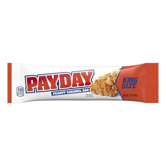 PayDay Peanut Caramel King Size Candy 3.4 oz