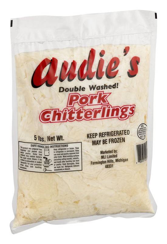 Audie's Pork Chitterlings (5 lbs) | Delivery Near You | Uber Eats