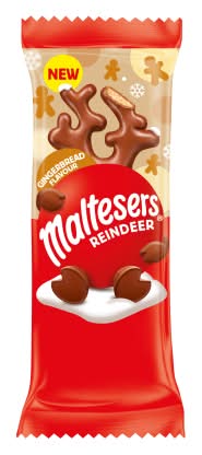 Maltesers Gingerbread, Reindeer Chocolate Christmas Treat (29g)