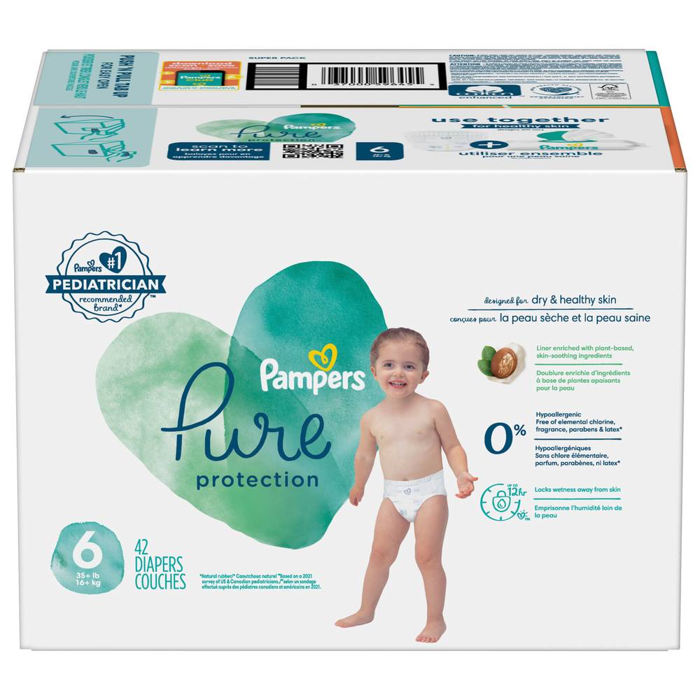 Pampers Size 6 Pure Protection Diapers