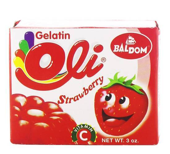 Oli Strawberry Gelatin (3 oz)