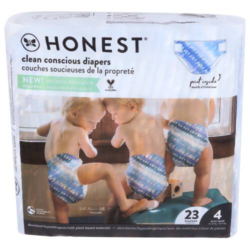 The Honest Company Size 4 Tie Dye Clean Concious Diapers