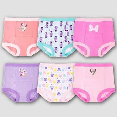 Minnie Mouse Toddler Potty Training Underwear, 3T (6 ct)