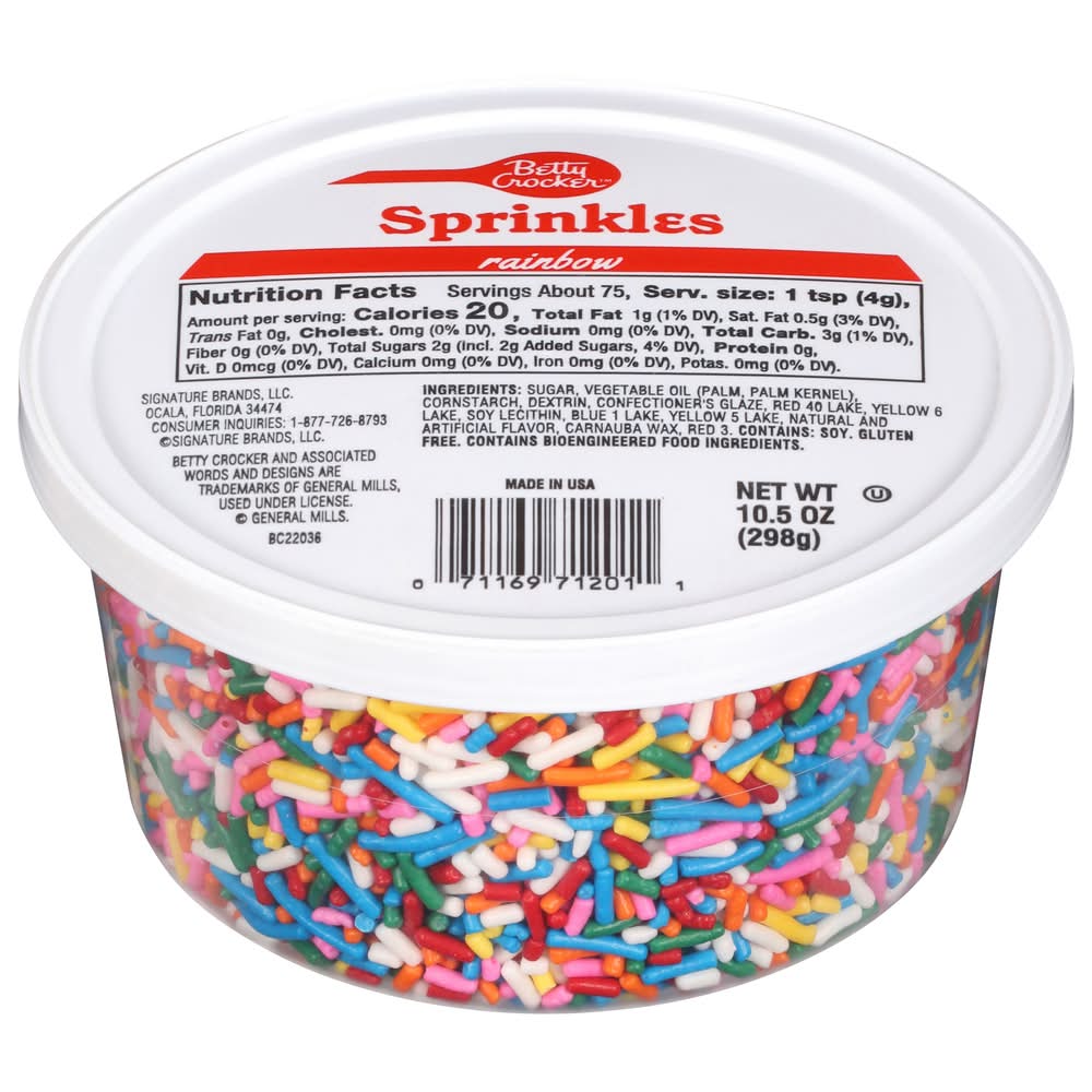Betty Crocker Rainbow Sprinkles (10.5 oz)