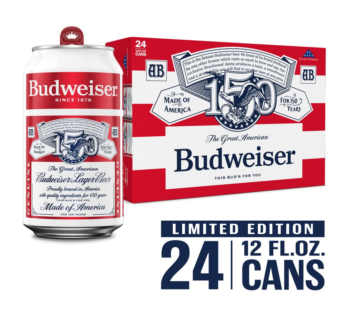 Budweiser American Lager Beer (24 x 12 fl oz)
