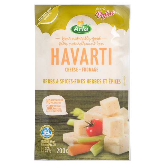 Arla Dofino Herbs & Spices Havarti Cheese (200 g)