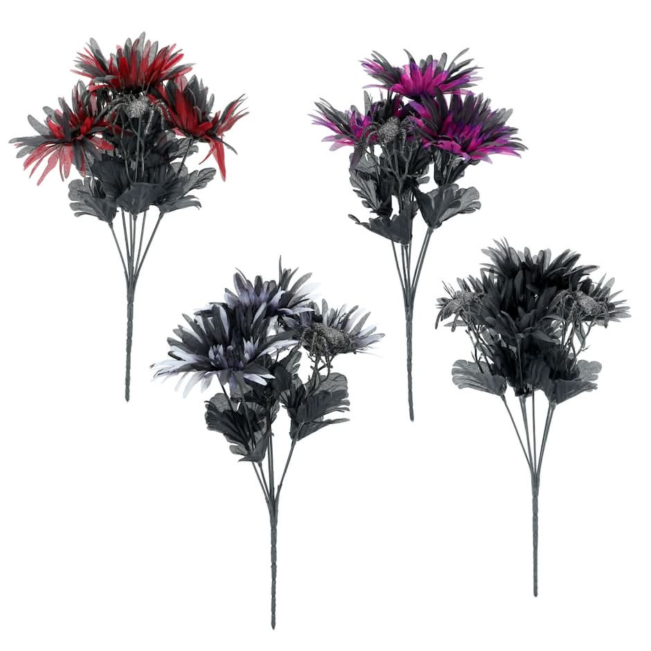 Floral Garden Artificial Halloween Daisies Bush