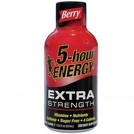 5-Hour Energy Extra Strength Berry Sugar Free Supplement (2 oz)