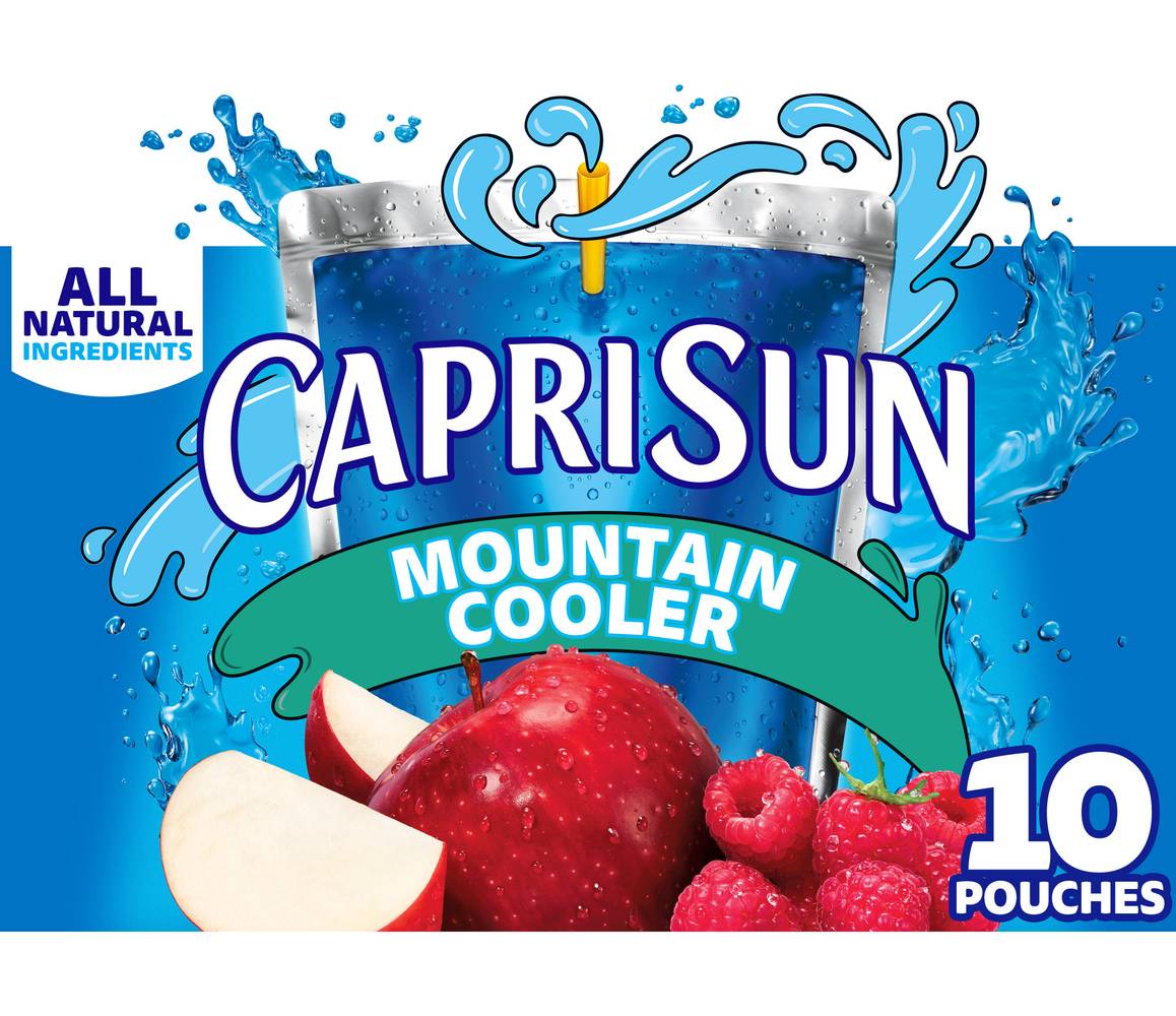 Capri Sun Mountain Cooler Mixed Fruit Juice Drink (10 x 6 fl oz)