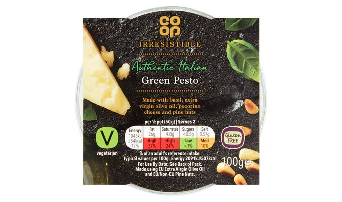 Co-op Irresistible Green Pesto 100g