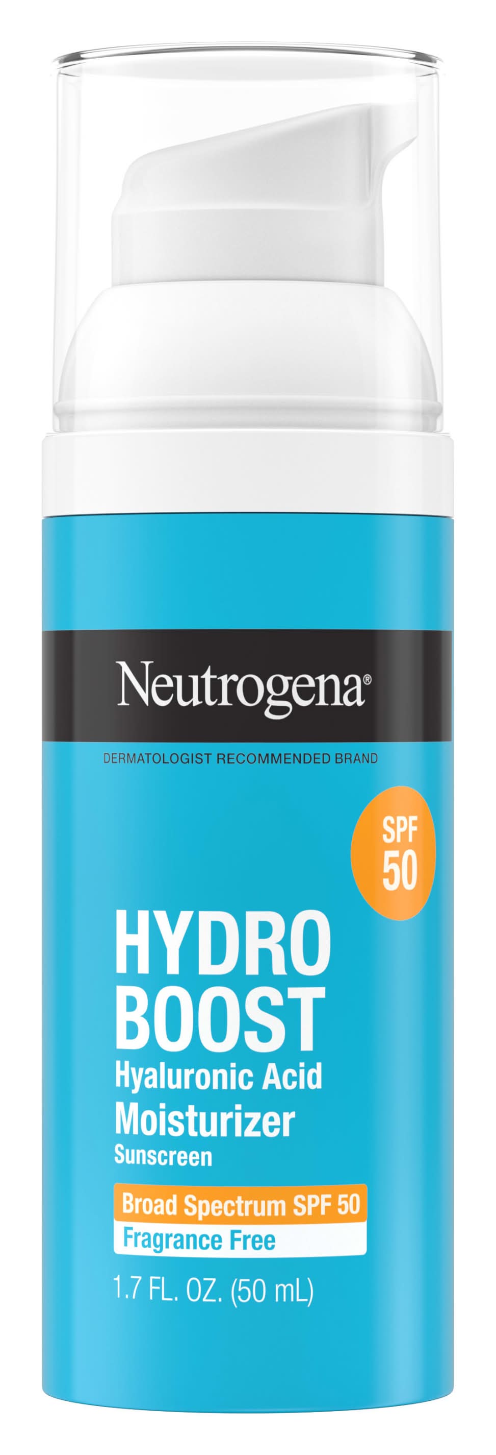 Neutrogena Hydro Boost Spf 50 Hyaluronic Acid Moisturizer (1.7 fl oz)